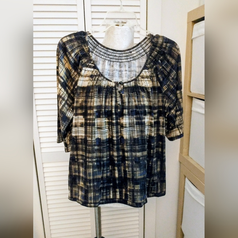Patterned Blouse XXL